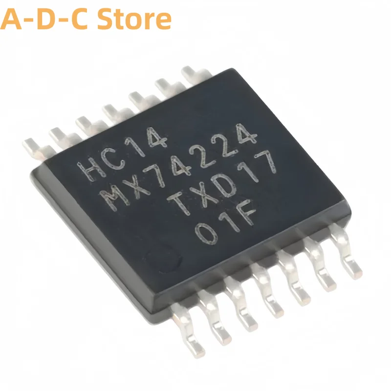 (5-10piece)100% New 74HC14PW TSSOP-14 Hex Inverter Schmitt Trigger Logic IC 74HC14 SN74HC14PWR SMD Chip