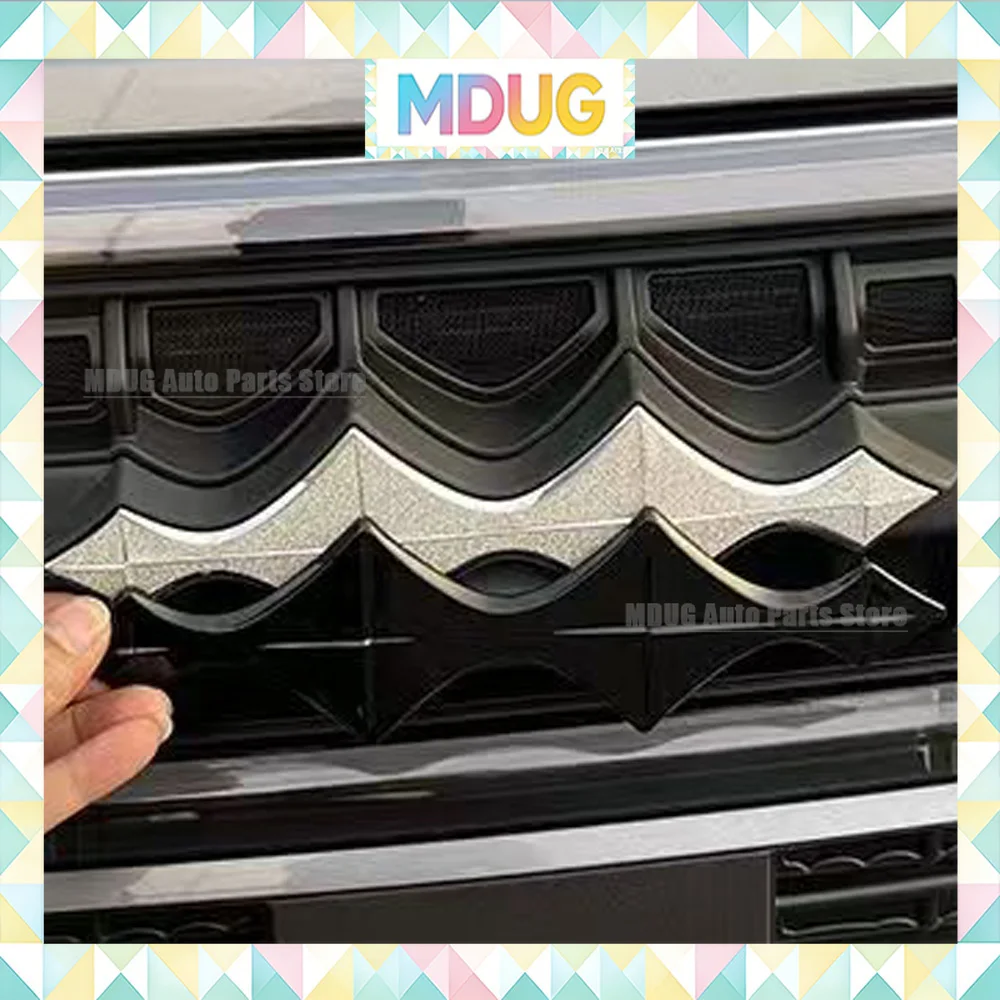 MDUG For BYD Formula Leopard 5 Modified Black Warrior Spare Tire Cover Exterior Decoration With Car Label Modification