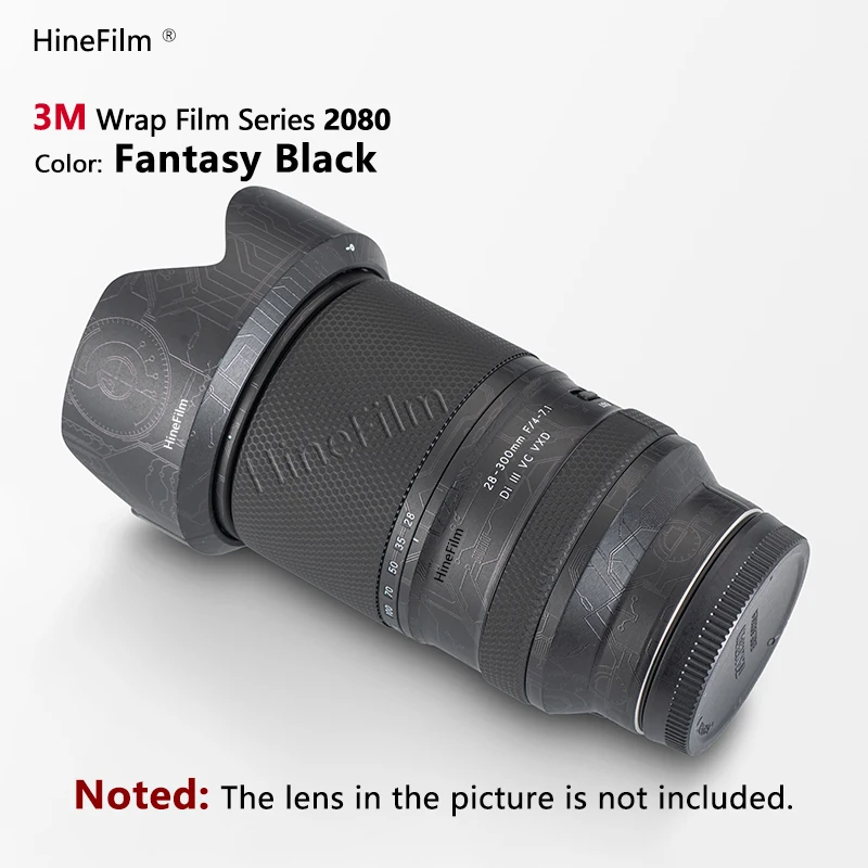 Hinefilm Skin for Tamron 28-300 E Lens Sticker 28300 Lens Skin Protector for Tamron 28-300mm F/4-7.1 Lens Wrap Cover Skin 28 300
