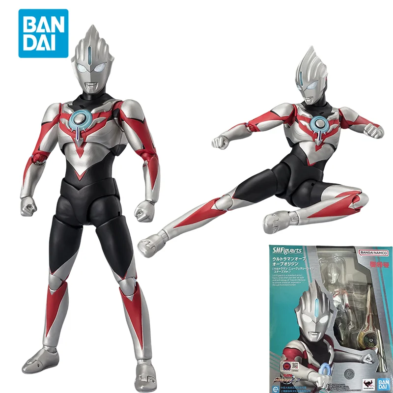 Spot Direct Bandai Original Ultraman อะนิเมะรุ่น SHF ULTRAMAN ORB ORIGIN NEW GENERATION STAR Ver. ของเล่นรูปการกระทําสําหรับเด็ก