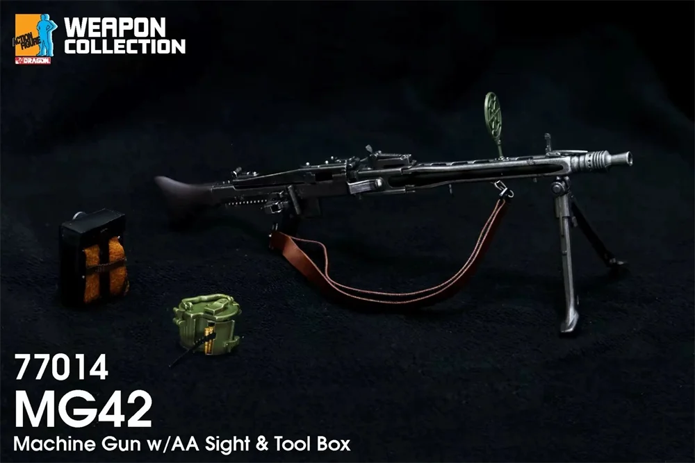1/6th DML TOYS Model Main Weapons MG42 PVC Material Not Real with Box Storage Accessories For 12" Figure Doll view 6