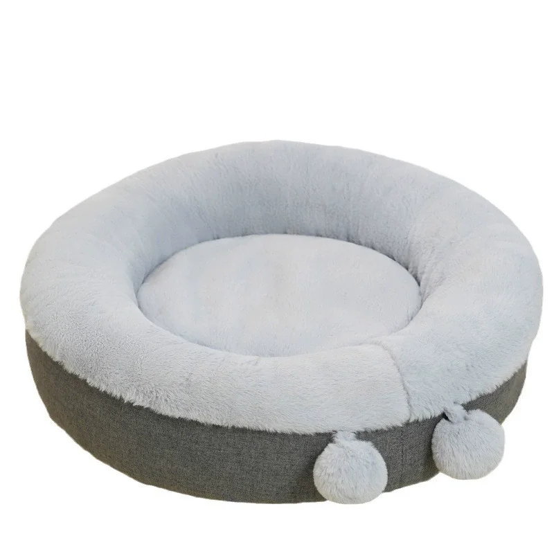 

Bed Cats Warm Cat Kennel Winter Dog Kennel All-season Universal Removable and Washable Semi-enclosed Cat Beds Beds and Furniture