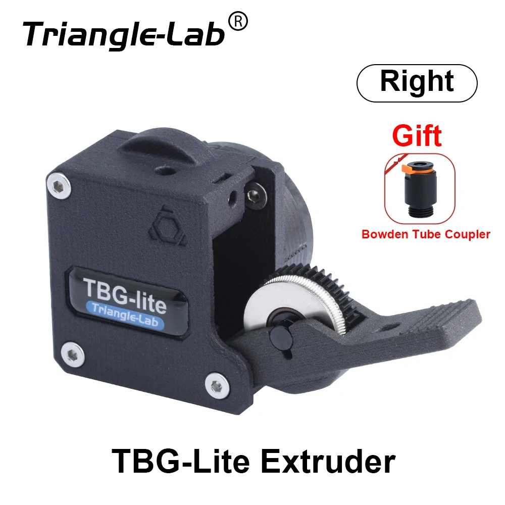 

Trianglelab Big Gear TBG-LITE Extruder Bowden TBG Extruder for DDE-TBG-LITE Compatible Direct Drive ender3 cr10 BLV 3D printer