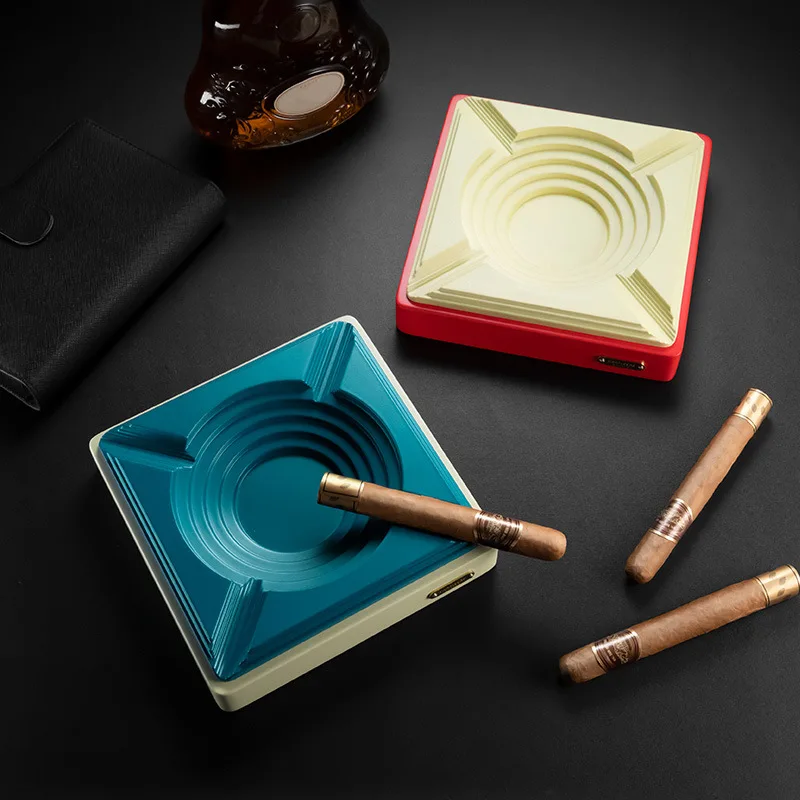 

Vintage Style Ceramic Cigar Ashtray | Wide Groove & Multiple Sizes | Sophisticated Design