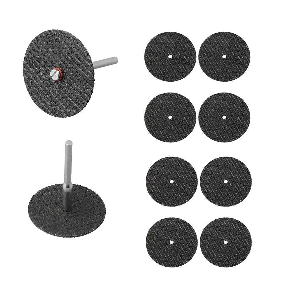 

10Pcs Grinder Abrasive Cutting Disc 32mm With Mandrels Grinding Wheels For Metal Cutting Rotary Tool Saw Blade