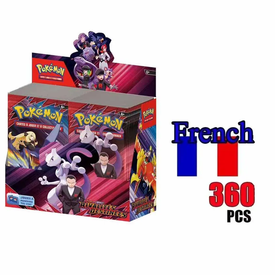 

*Французские разрушенные вручения, 360 шт., карта покемонов, путешествие вместе, Stellar Crown 151 Ultra Prism, английский усилитель, боевая транзакция Gi