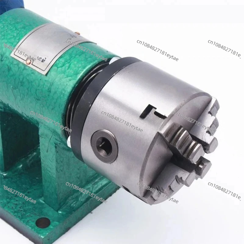 

Suitable For Household lathe spindle assembly DIY small woodworking rotating seat 80 three-jaw chuck flange pulley