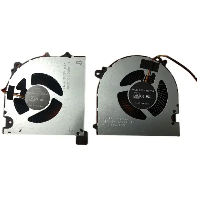 NEW CPU GPU Cooling Fan for Clevo NH55AC 6-31-NH5A3-201 FMGJ DFS 240012 C00T DC 12V 0.8A FM2K DFS 2001059 P0Thasee A7000