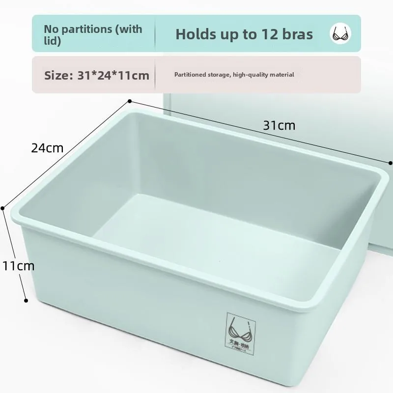 学生用引き出し式収納ボックス-下着-靴下オーガナイザー-3-in-家庭寮用下着インナー収納コンテナ