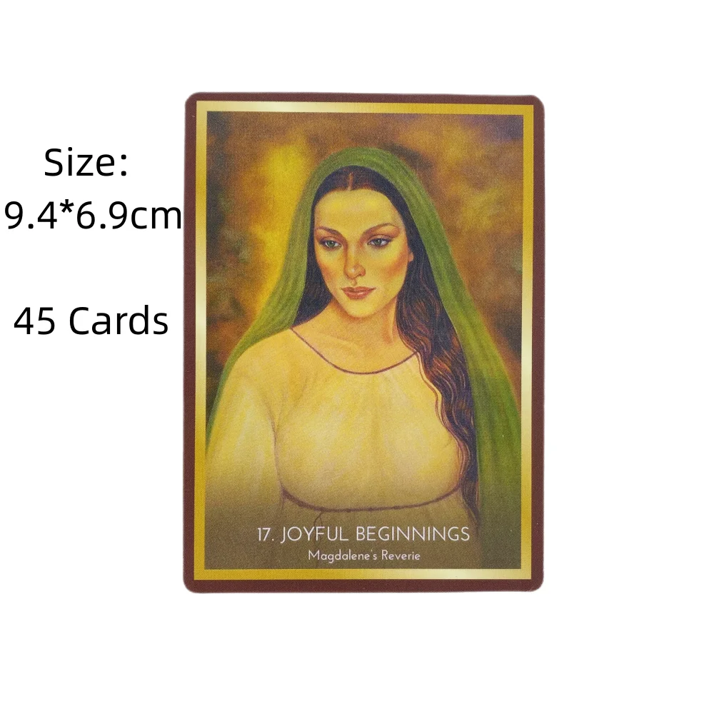 Transcendent Journeys Oracle Cards A 45 English Visions Divination Edition Deck Borad Games