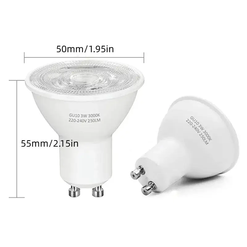 1Pc LED Spotlight Bulb GU10 7W 120 Degree Beam Angle High Lumen Indoor LED Energy Saving Lights Bulb Light