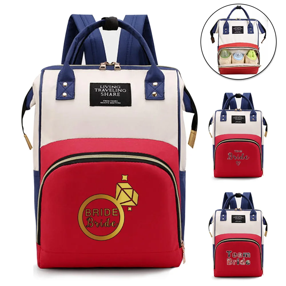 

Mommy Pack Портативная многофункциональная сумка для мамы и ребенка Легкий рюкзак для беременных Серия Bride с отделениями