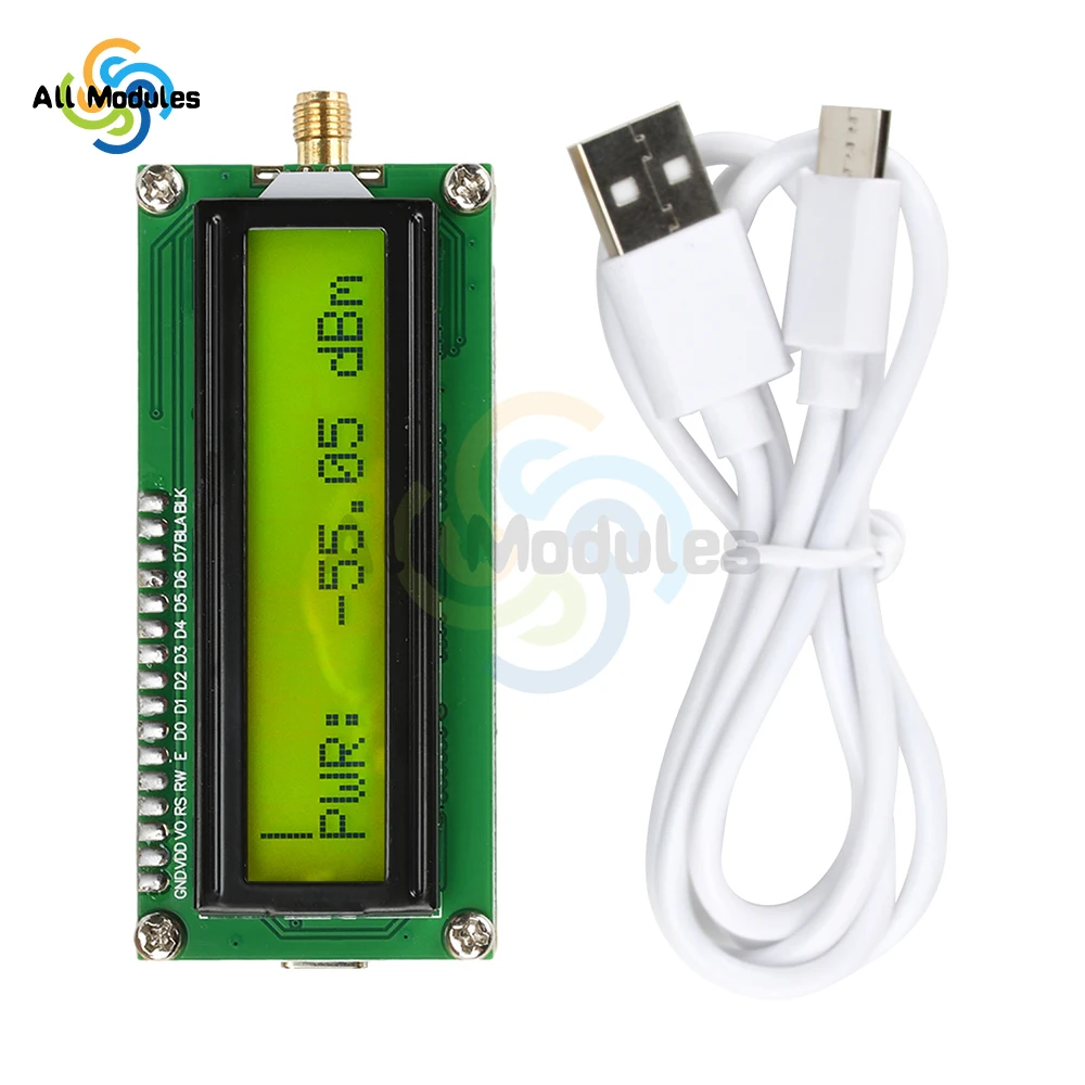 

DC 4.5V-5.5V 2.7G Simple RF Power Meter 5kHz-2700MHz Digital LCD Wideband Spatial Signal Detection Meter Type C