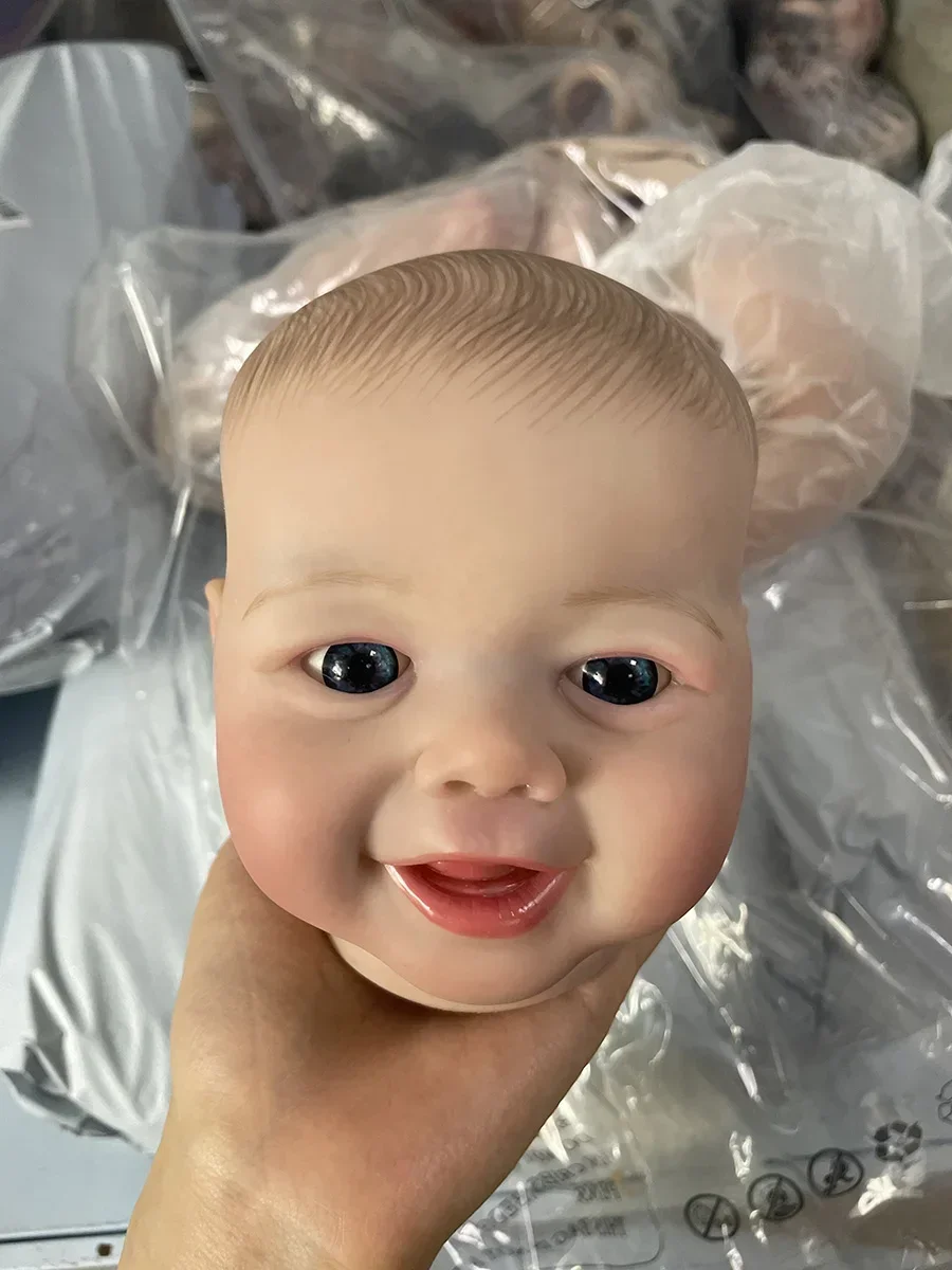 19inch Painted Reborn Doll Kit Soft Vinyl Reborn Baby Dolls Accessories for DIY Realistic Toys Unfinished Kit