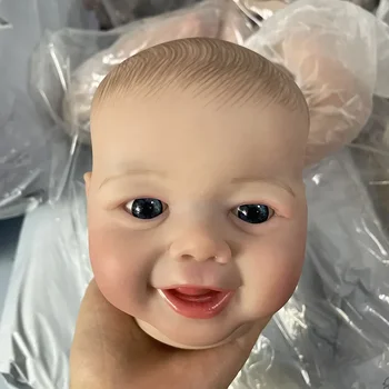 19 inch painted reborn doll kit soft vinyl reborn baby dolls accessories for DIY lifelike toys unfinished kit