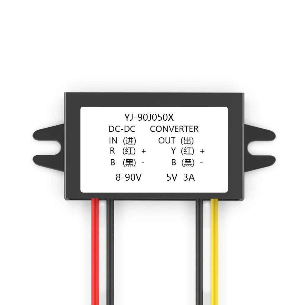 8-90v to 5V 1A 2A 3A 4A 5A Step Down Converter Regulator 5A 25W Power Adapter Reducer for Car Electronics Truck Vehicle Boat