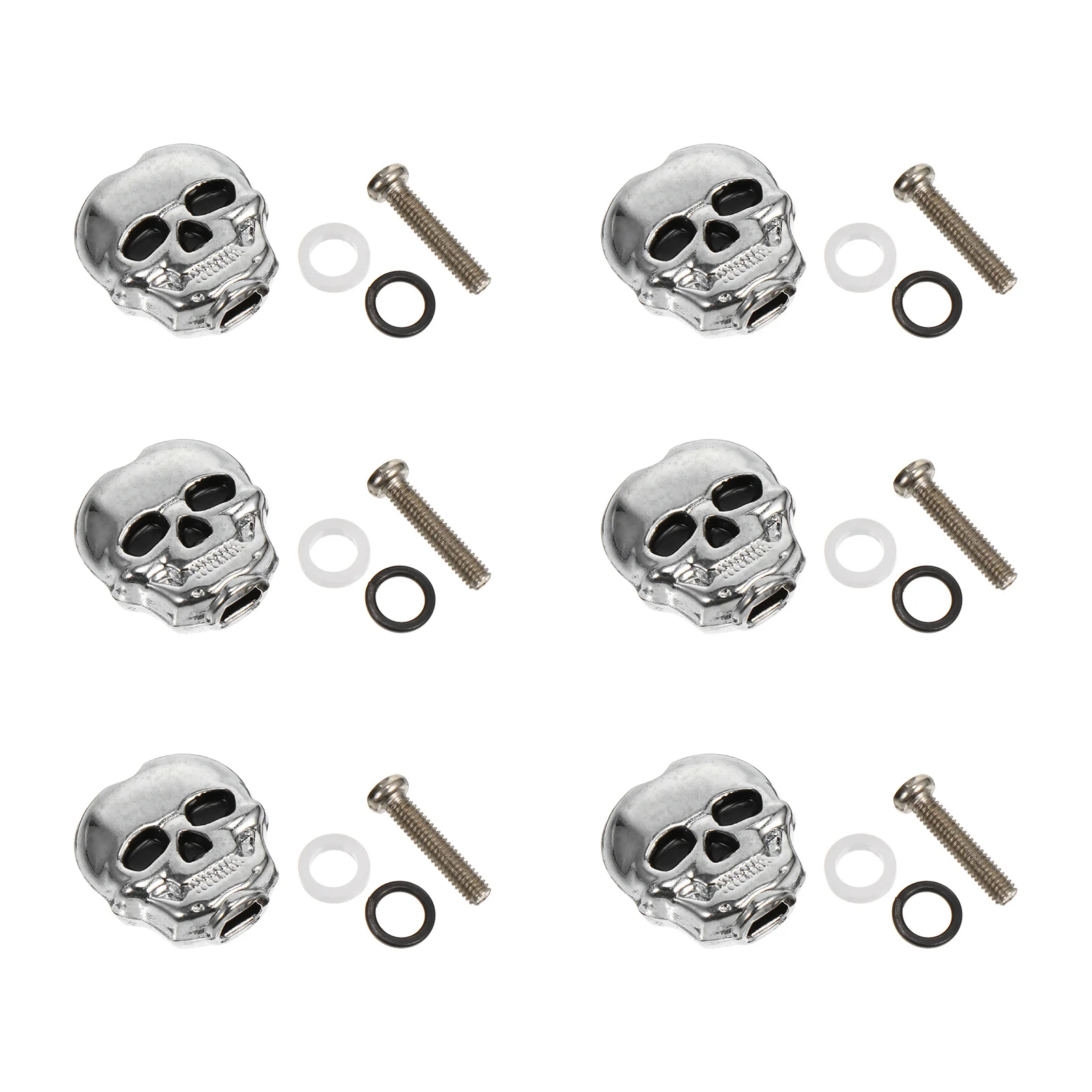 

6Pcs Guitar Machine Tuning Pegs Lightweight Strong Metal Replacement Parts for Electric Folk Guitar String Tuning Pegs