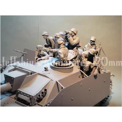 1/16 Resin model kit GK, military theme, (8 persons, no tank) unassembled and unpainted484c-491c