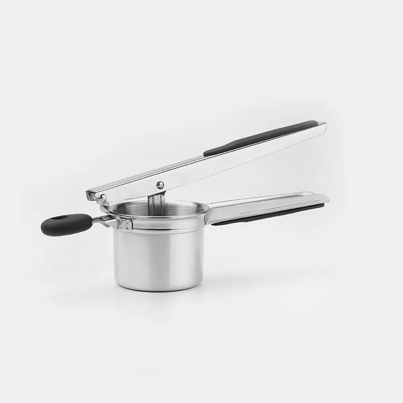 Manual Juicer Stainless Steel Potato Masher Crusher Thickened Potato Press Fruit Juicer