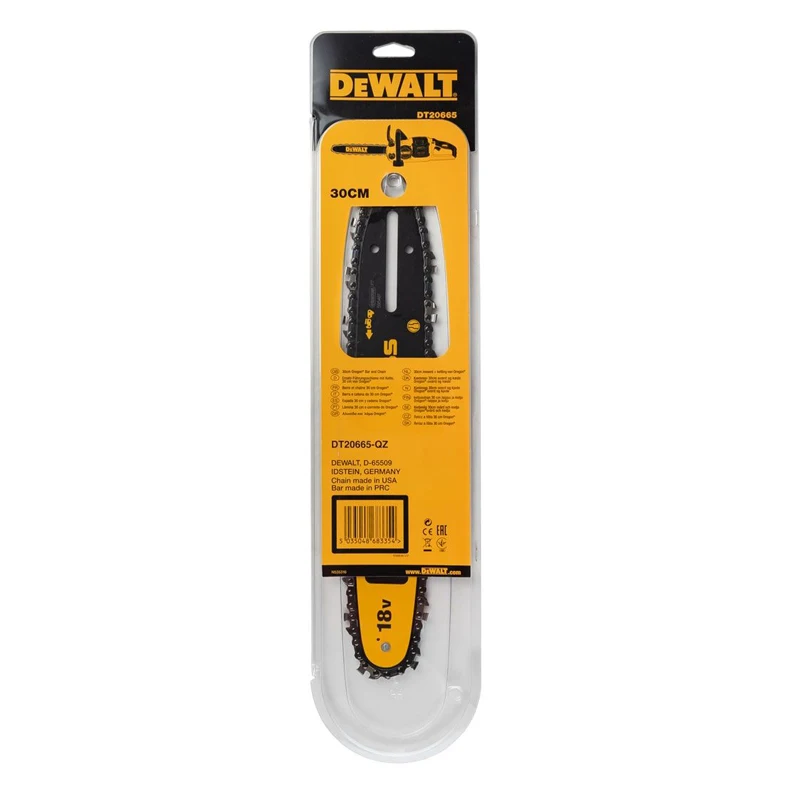 DEWALT DT20665 30CM Oregon Chainsaw Bar And Chain High Hardness Durability Electric Tools Accessories Can Used For DCM565