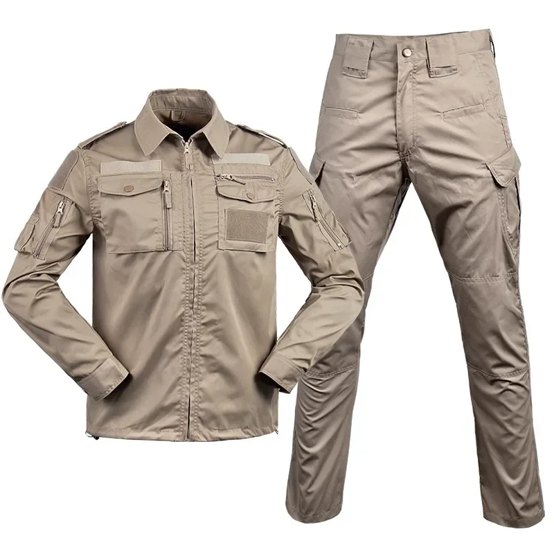 Uniforme militare da uomo Tuta da combattimento tattica Tuta da caccia Marito Uniformi militari Uomo Forze speciali Abbigliamento Completo da lavoro