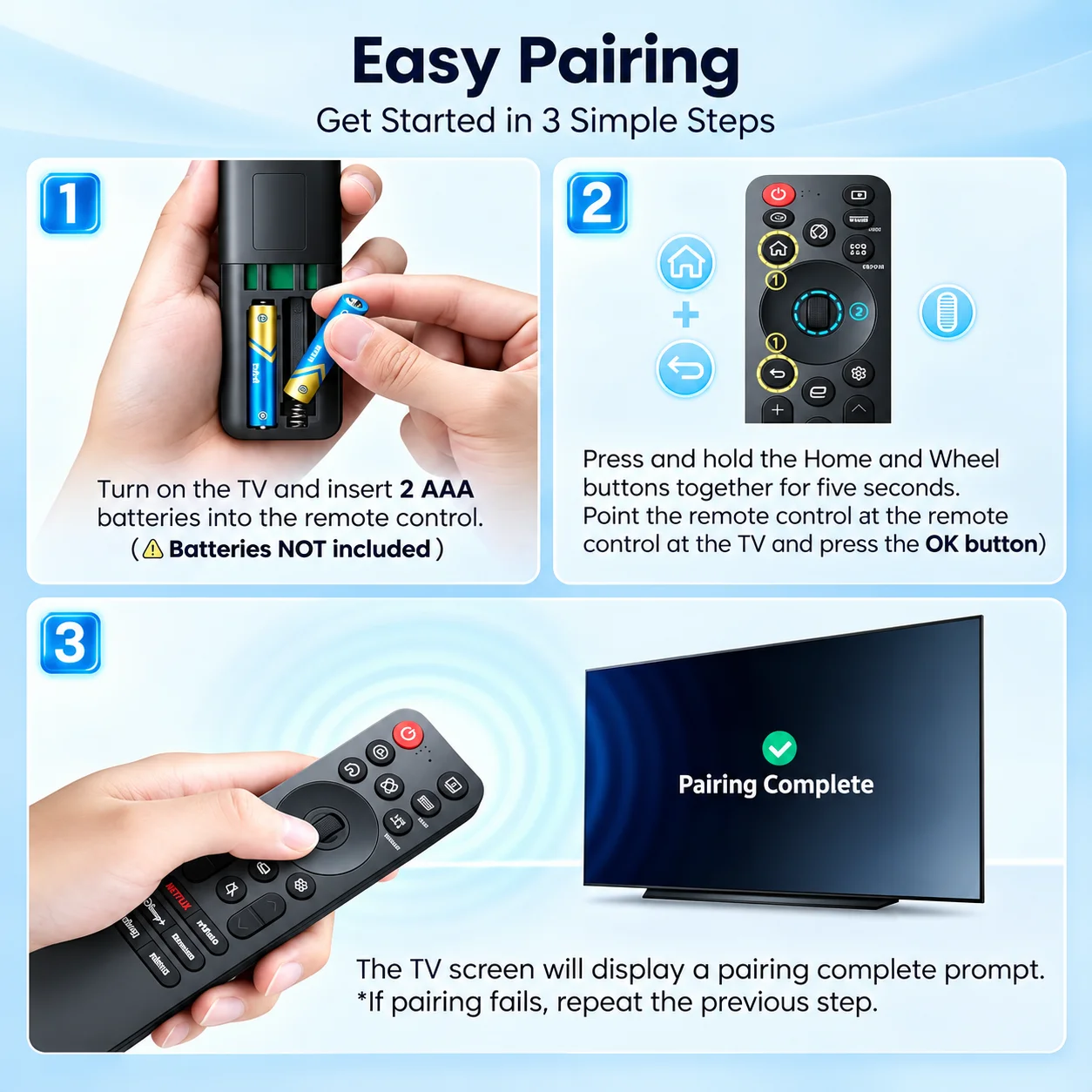 MR26GA Magic Remote Control for LG 2026 Smart TVs with Voice Control Air Mouse Pointer Alexa Voice Replacement TV Controller