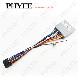 16 Pin to 24Pin Radio Wiring Harness Car Android Head  Unit Cable Adapter for Ford Explorer F150 F250 Fusion Mustang 2006 - 2009