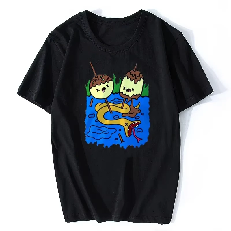 Funny Marceline Princess Bubblegum Finn and Jake Graphic Tee Unisex Novelty Gift Vintage Rock Casual Summer Streetwear Tops