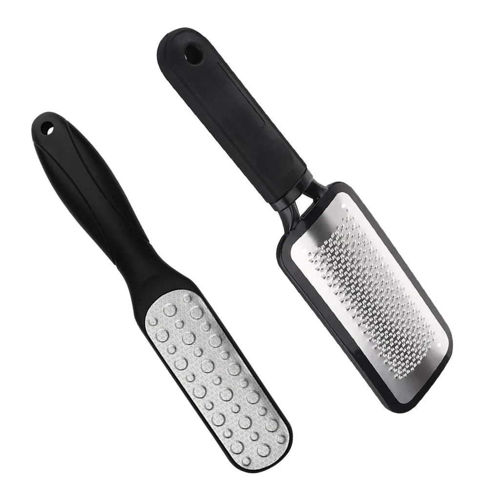 2 個の足こすりプレートセット高耐久角質除去ツールスムーズな操作のフットケアソリューション男性と女性向け