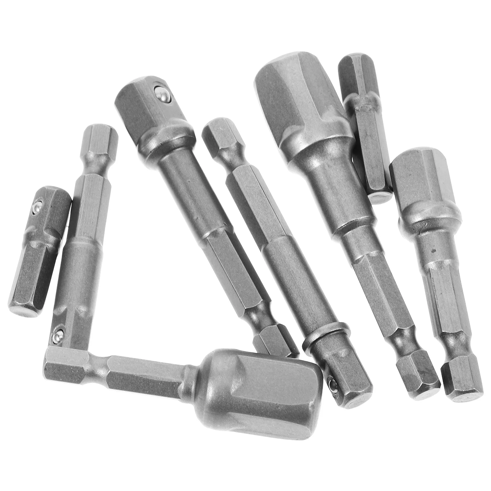 

8Pcs Electric Socket Adapters Set Shank Drill Bit Adapter Impact Driver Drill Accessories Socket Conversion Bit Sockets Adapter