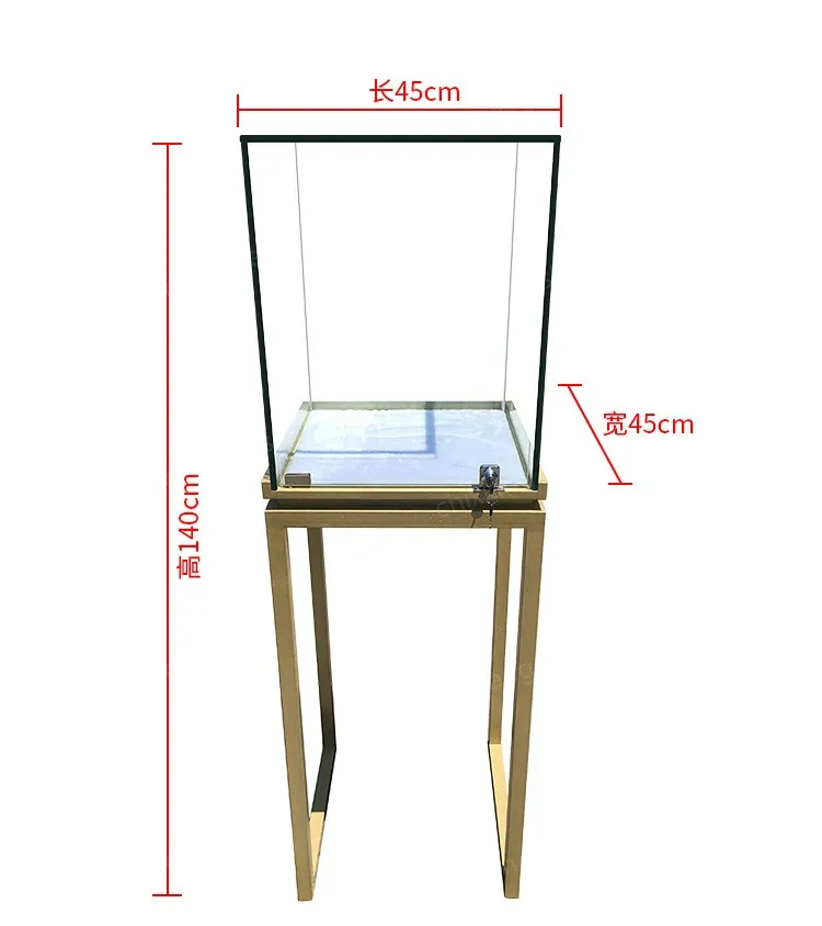 ตู้โชว์กระจกนิรภัยแบบกำหนดเองสำหรับงานแสดงสินค้าสุดหรู สำหรับสร้อยคอ สร้อยข้อมือ เครื่องประดับ อัญมณี และหยก