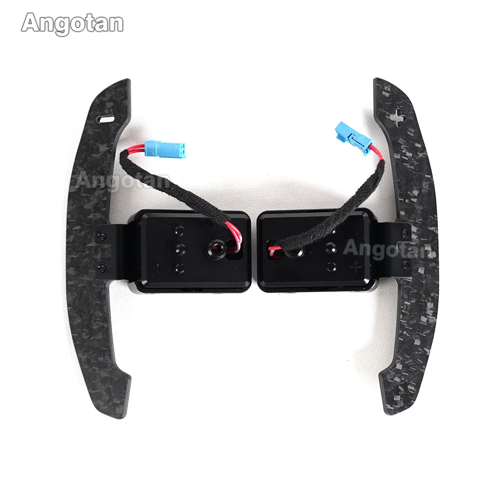 مزورة ألياف الكربون المغناطيسي مجداف شيفتر لسيارات Bmw F G سلسلة M3 F30 F36 F80 F90 I8 G80 G87 G30 عجلة القيادة مجداف تمديد