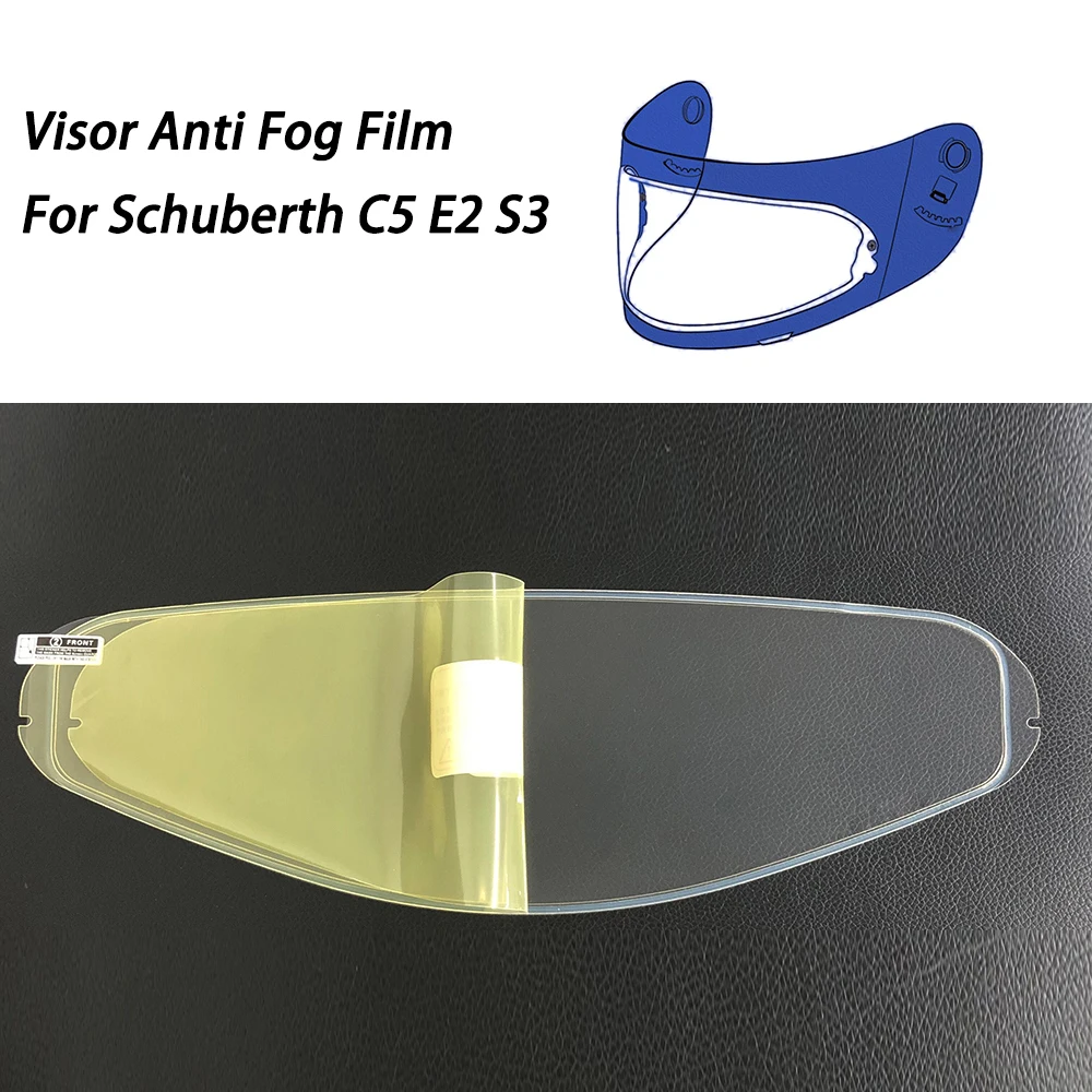 Motorradhelm-Scheibenfolie Anti-Beschlag für Schuberth C5 E2 S3 Visier Anti-Beschlag-Folie Zubehör