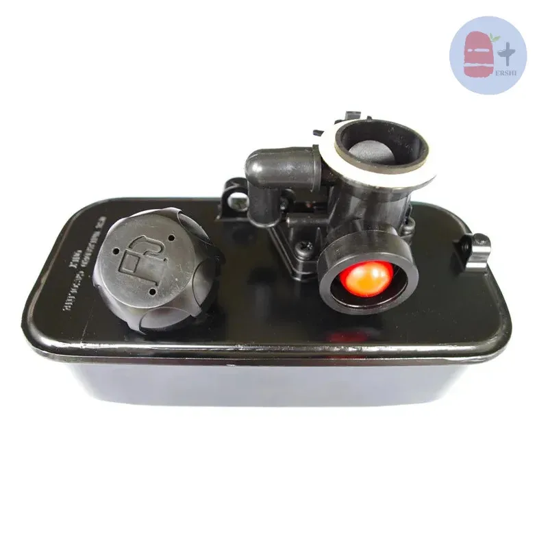 Conjunto de carburador, tanque de combustível e tampa para motores Briggs & Stratton 10A900 10G900 10H900 10T500 10 CID #   494406 499809 497929 D