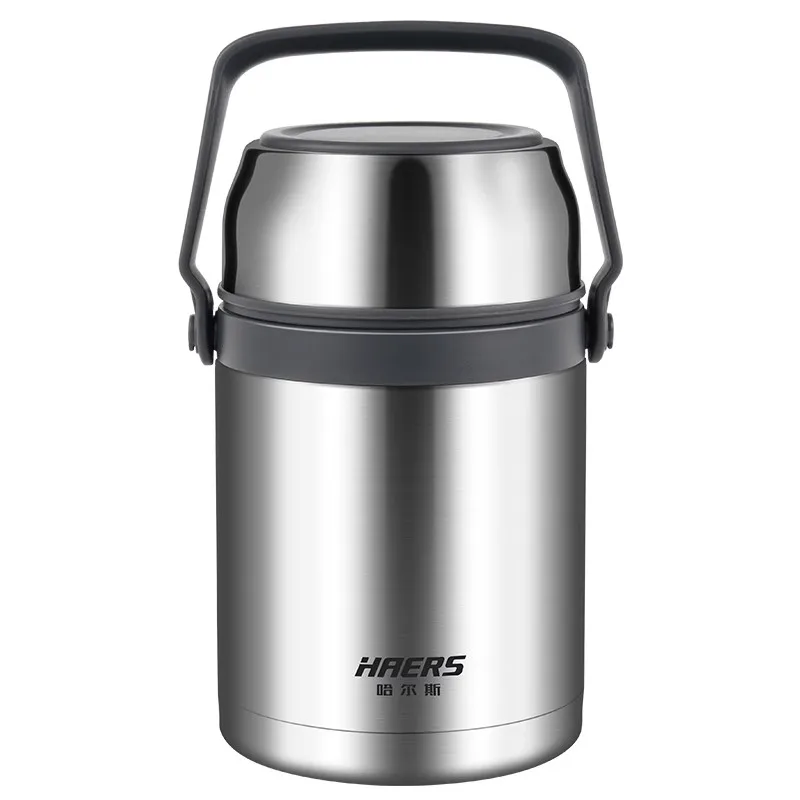 

Halse Large Capacity Super Long Insulated Lunch Box Stainless Steel Flask Shape Beaker Pot Thermos for Stewed Food Usage Food