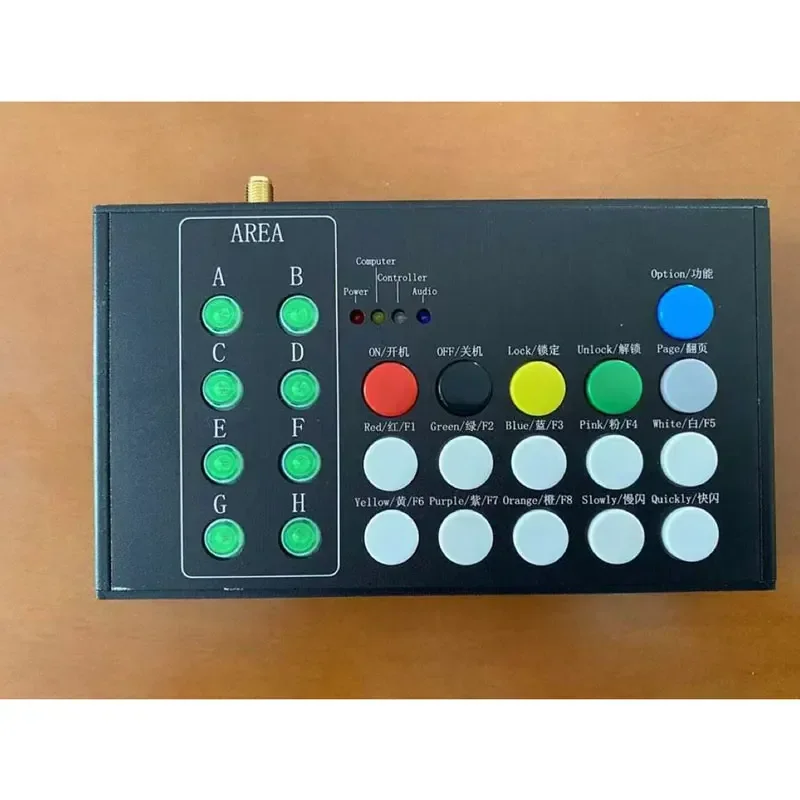 Professional Wholesale 433MHZ 512 RGB 8 led colors zone control Remote radio controller