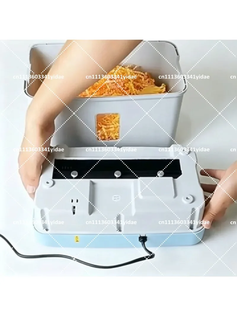 220V Mini Crinkle Cut Paper Shredder, 7.5L Capacity, DIY Gift Box Filling Tissue Paper Making Tool