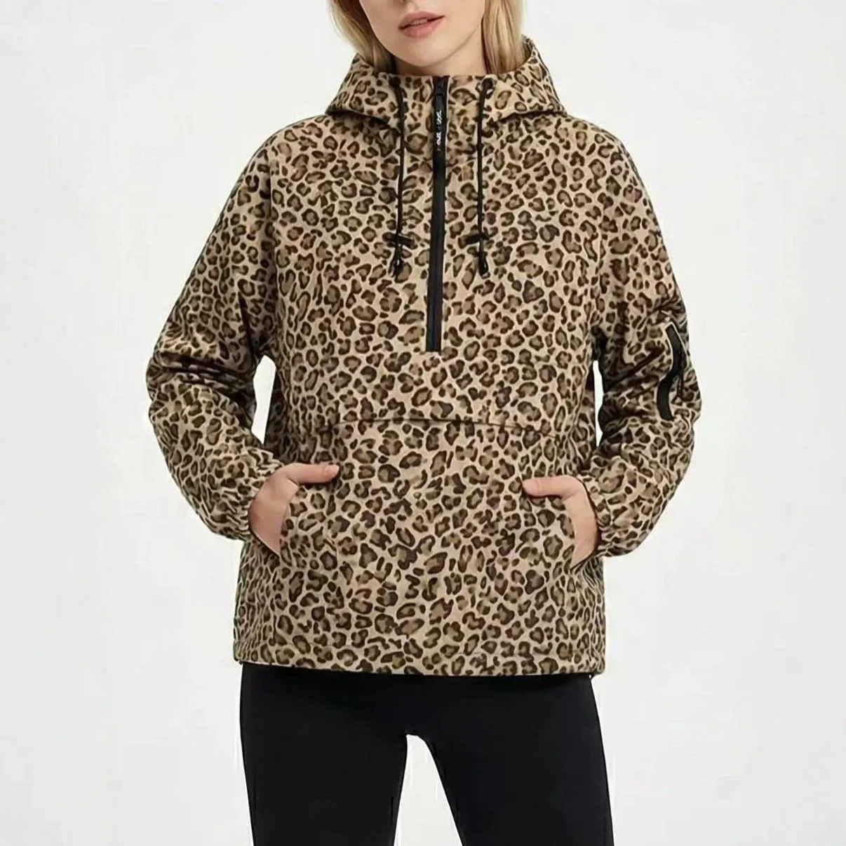 New Women's Casual Sports Trench Coat Spring Autumn Hooded Parker Outerwear Fashion Female Pullover Jumper Suit Jacket Zipper