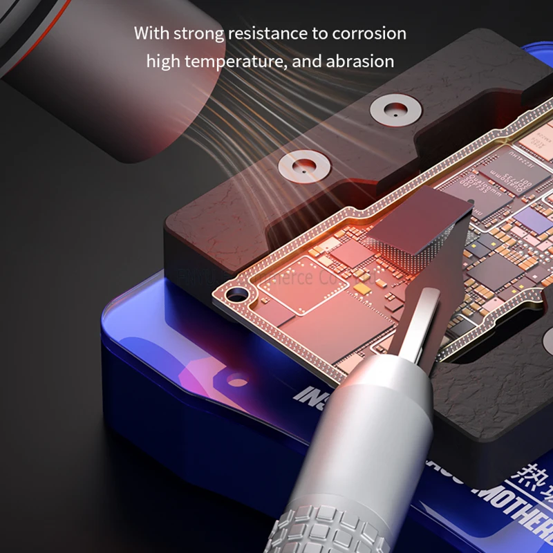 ชุดเครื่องมือซ่อมเมนบอร์ดสำหรับกาว IC CPU เครื่องมือถอด KH-001ได้อย่างรวดเร็วใบมีดแบบถอดได้