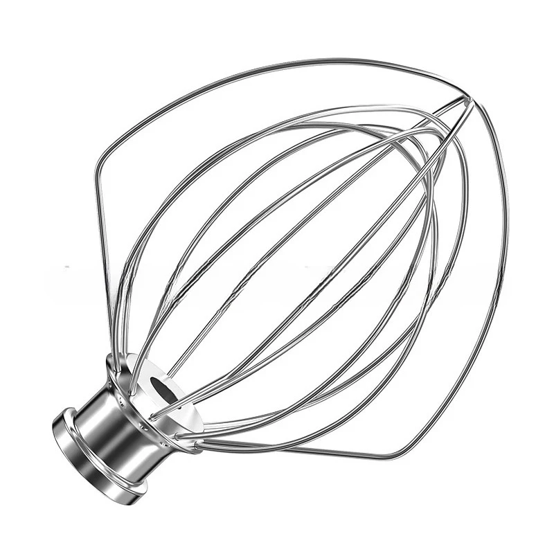 Accesorio de batidor de 6 cables, actualización Real para batidora de pie con cabezal inclinable KitchenAid 4.5Q K45WW, batidor de crema pesada de huevos
