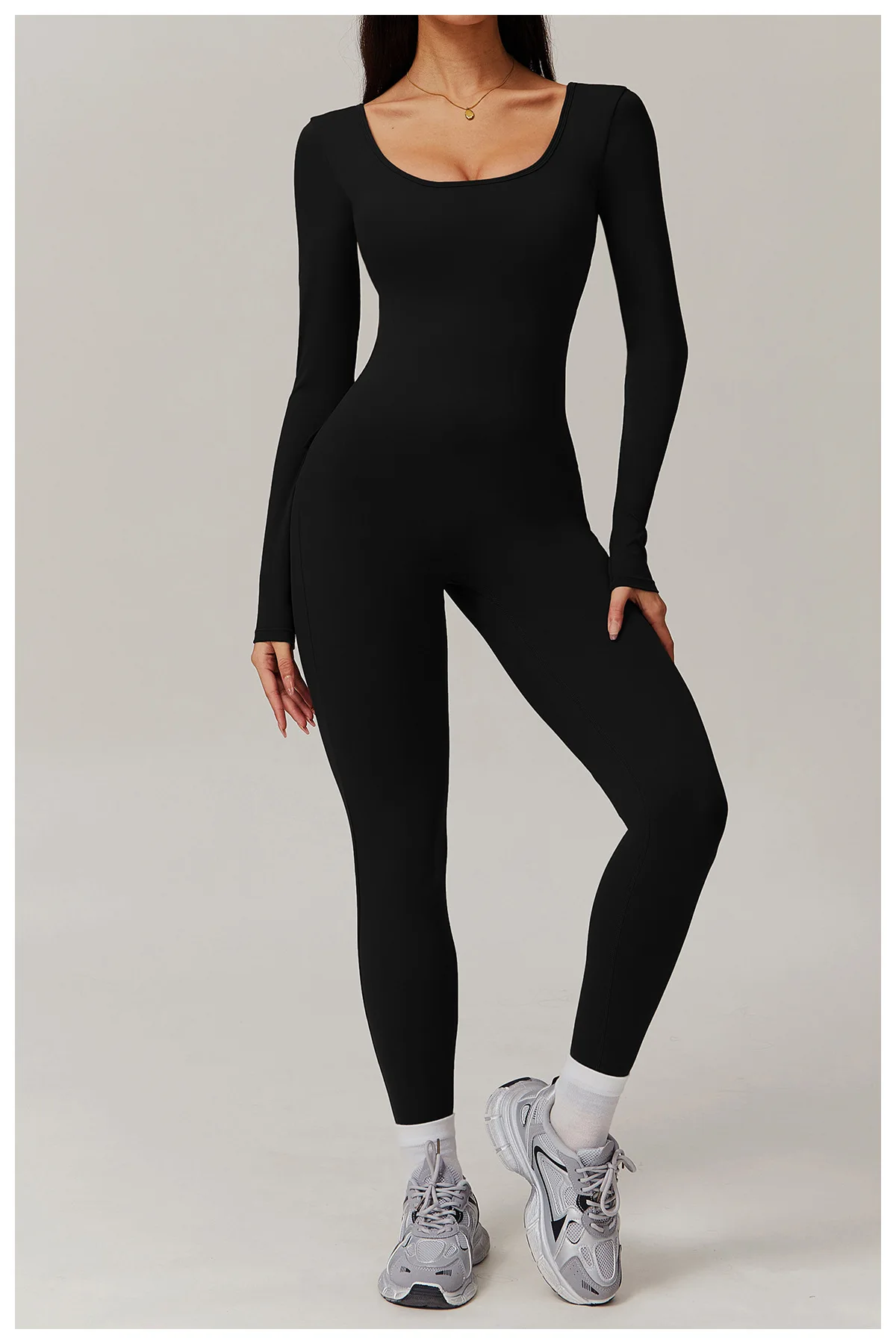 Frauen-Unterstützung360 ° Yoga-Anzug mit verdeckten Taschen und ganztägiger Bewegungsfreiheit – Detail 22