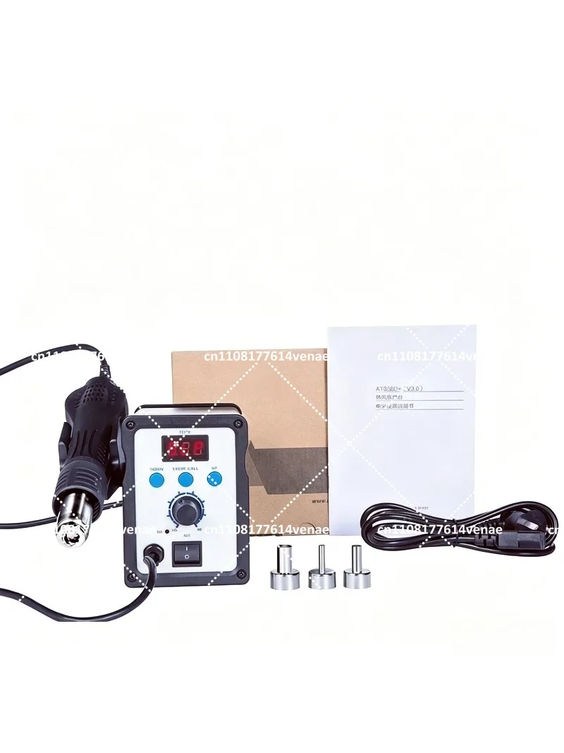 858D Heat Gun Digital Display Temperature Control Desoldering Station 700W Standby Sleep Mode Hot Air Rework Tool
