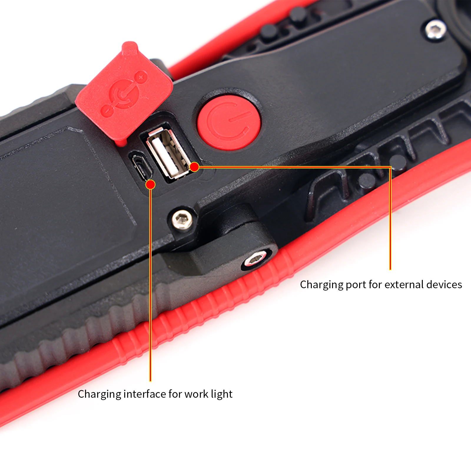 Car Detailing LED Paint Inspection Light USB Rechargeable Magnetic Work Light Car Paint Surface Scratch Swirl Detection Lamp