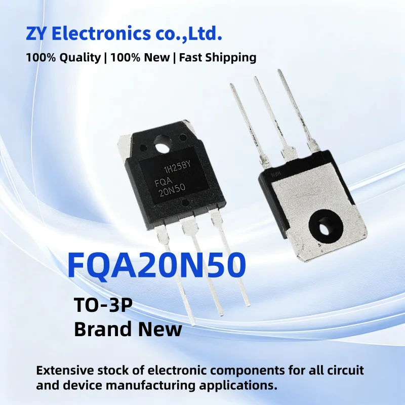 5-10-20PCS 100% New FQA20N50 20N50 TO-3P High-power MOSFET Field effect Transistor