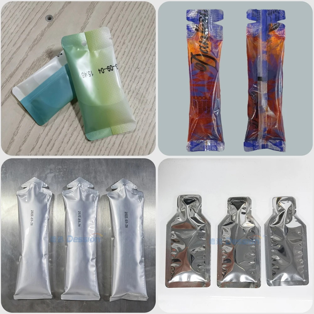 Hot Sales 10ml Honey Sauce Irregular Sachet Packing Machine Automatic Jelly Gel Stick Filling Sealing Packaging Packet Machine