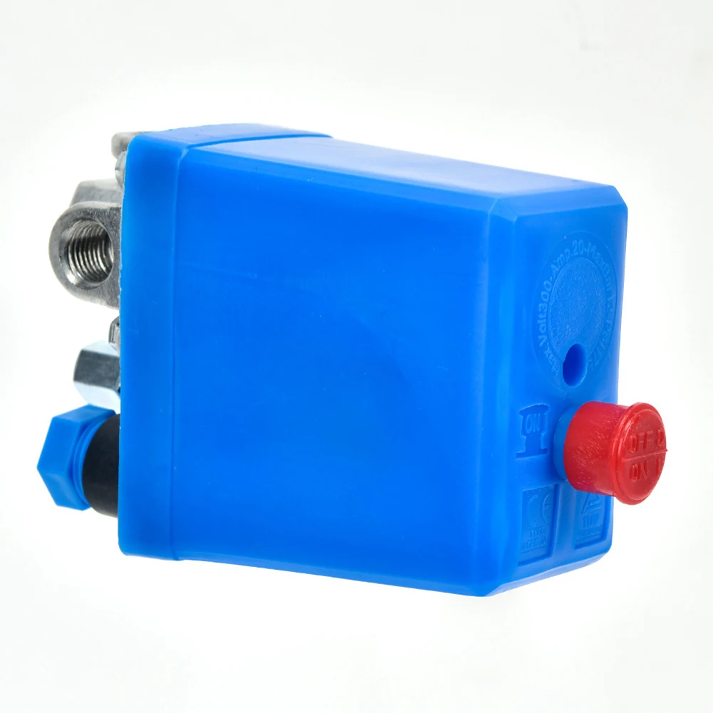 Air Compressor Pressure Switch Control Valve Replacement Parts 4 Port Adjustable Pressure Switch Air Compressor Tool Parts