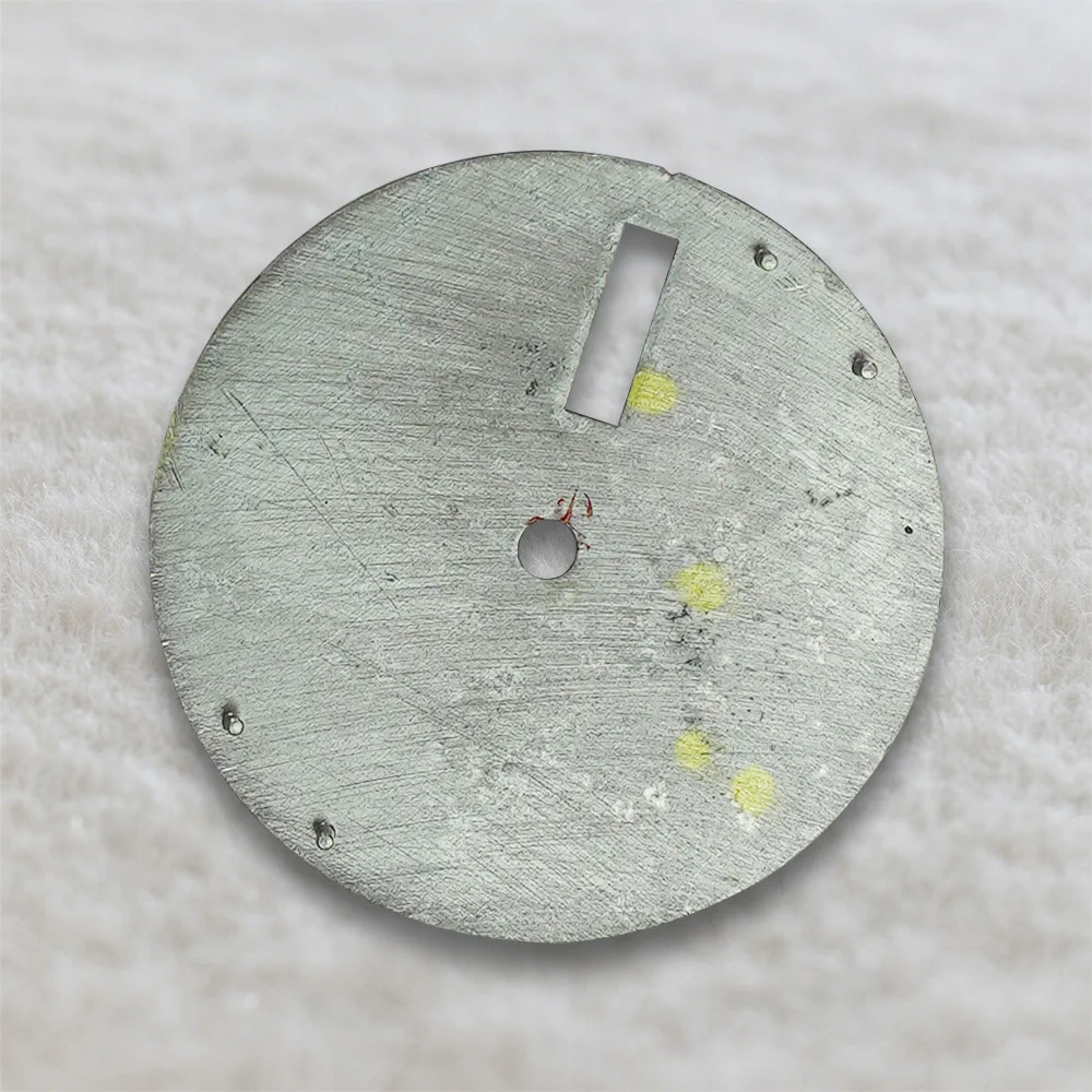 28.5mm S Logo SKX007 Dial Fit NH35/NH36 Movement Strong Green Luminous Sunray/Matte High-Quality Watch Modified Accessories