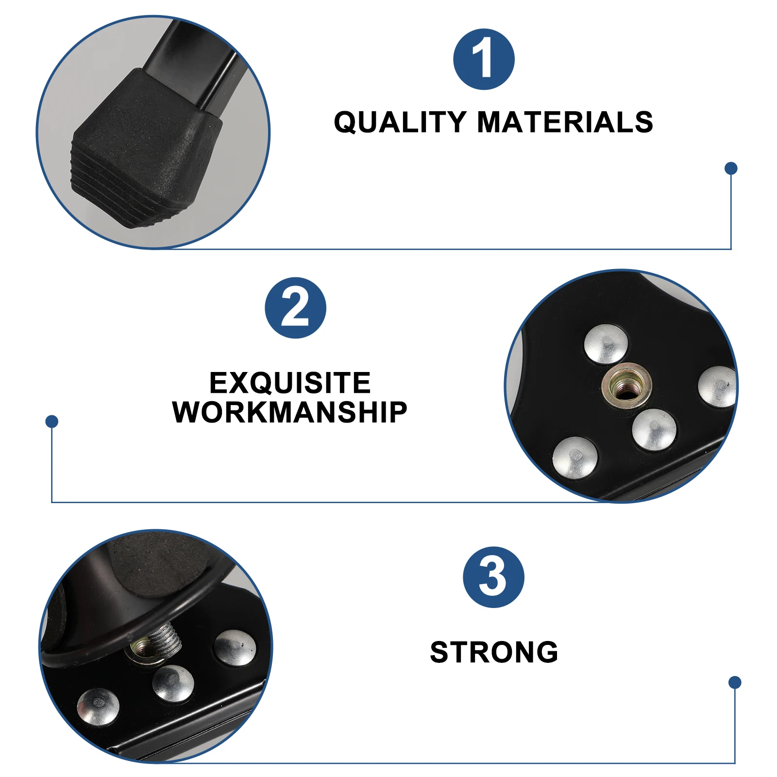 

Black Folding Flute Stand Tripod Portable Holder Clarinet Bracket Musical Instrument Support Stable Portable Flute Stand