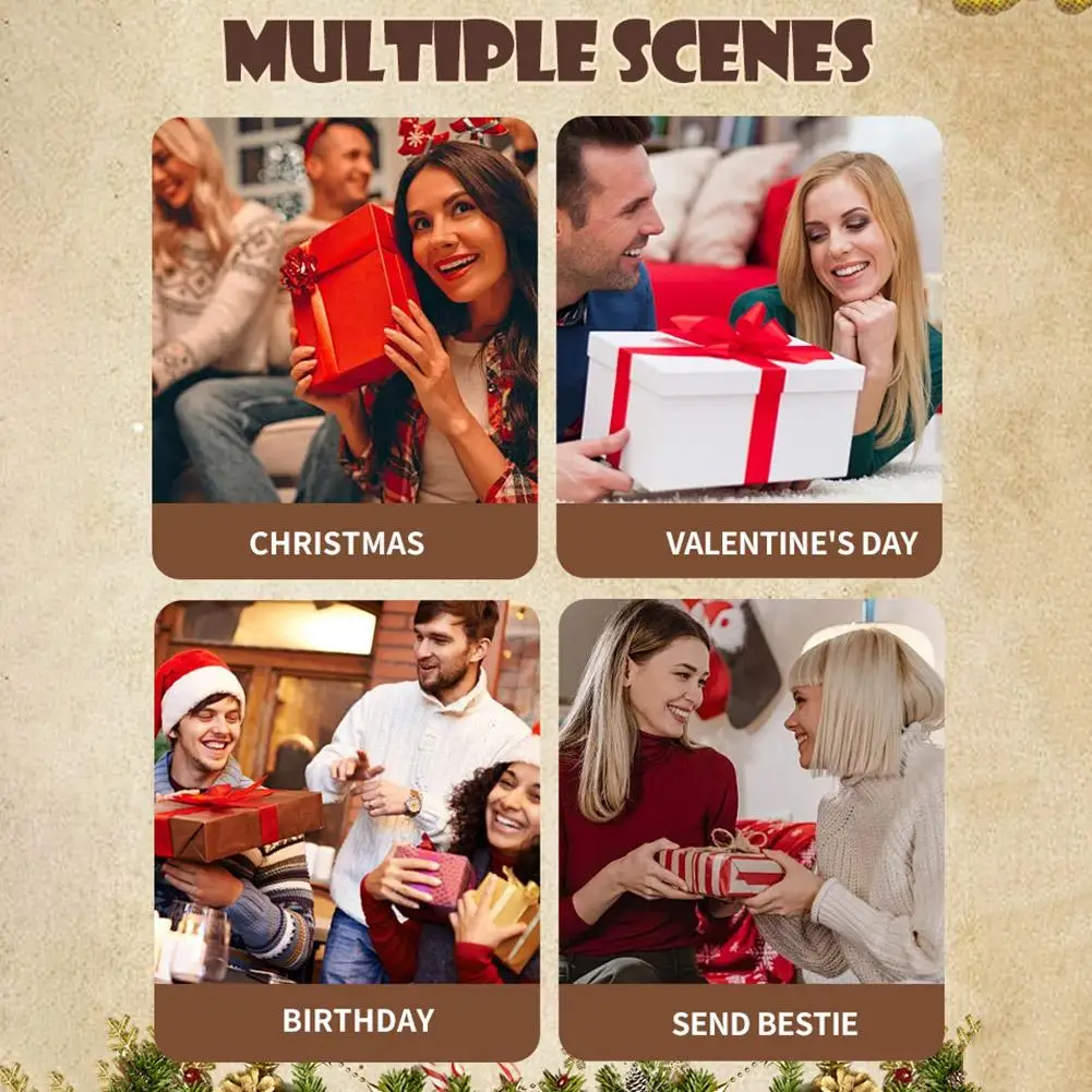 6 قطعة/المجموعة عيد الميلاد طويلة الأمد ترطيب أحمر الشفاه ترطيب قاعدة الشفاه بلسم مجموعة ماكياج العناية بالشفاه بلسم الرعاية اليومية للنساء #4