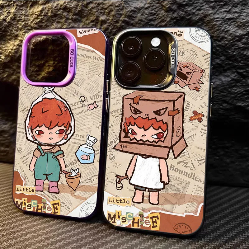 Cartoon Cute Destruction Hirono Case for Xiaomi Redmi Note 13 12 11 Pro Plus 4G 5G 12S 11S 10S 10 9 9S 8 12C 13C A3 Matte Hard